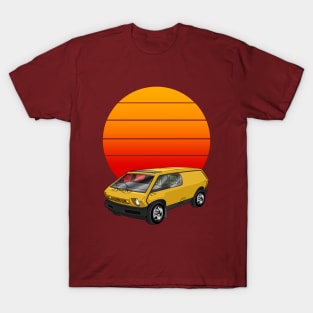 Brubaker Box Minivan in Sunset T-Shirt